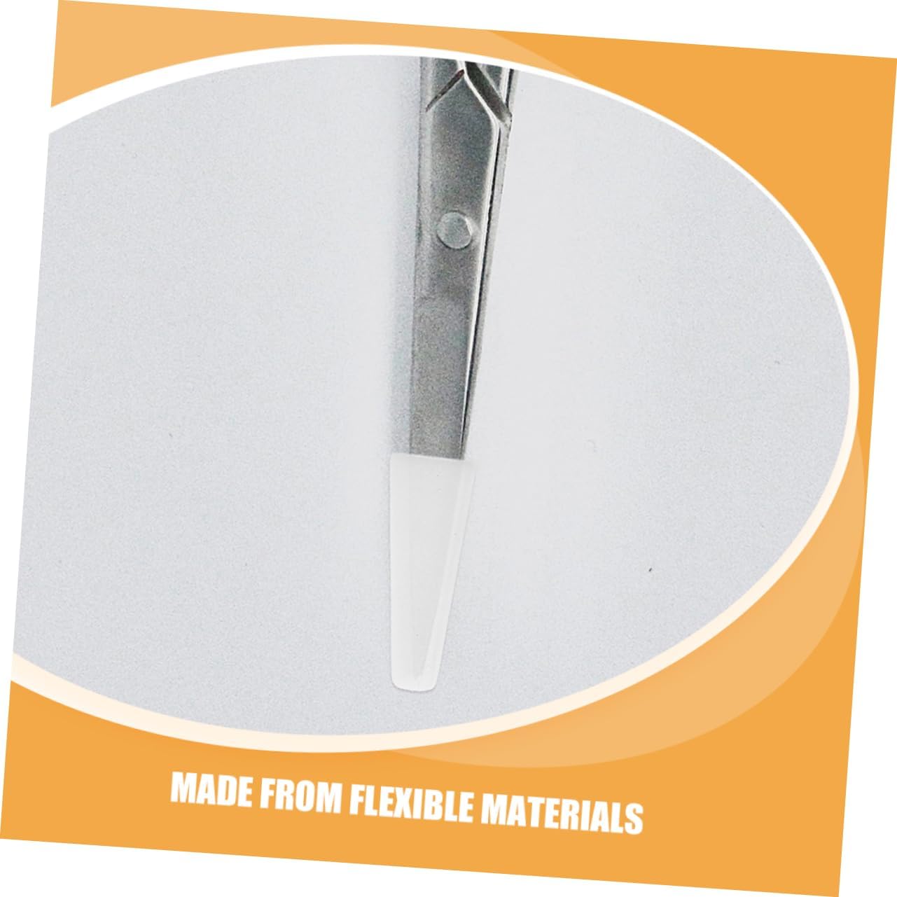 100-Piece Transparent Plastic Knife Blade Tip Protectors