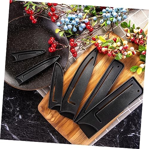 6Pcs Kitchen Plastic Scabbard Knife Protectors Universal Kitchen Utensil Covers