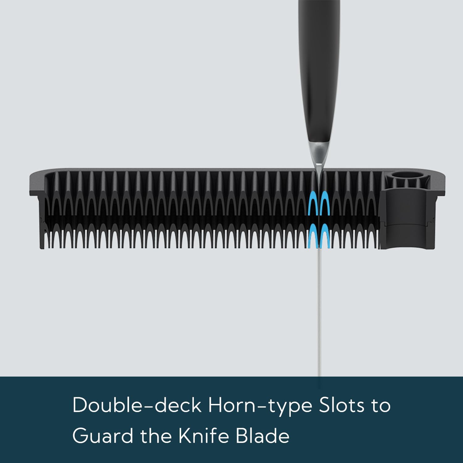 KITCHENDAO XL The Perfect Knife Block for Every Day and Special Occasions