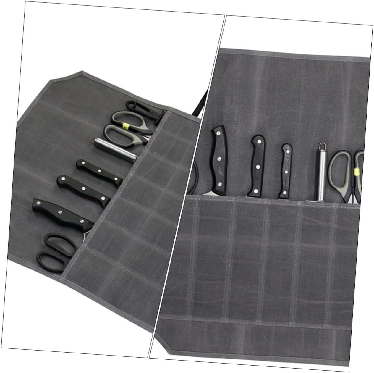 Durable Outdoor Travel Cutlery Storage Pouch Foldable Knives Organizer