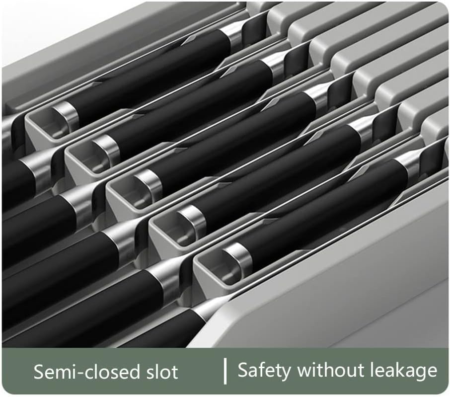 11 Knife Organizer Space-Saving Durable Easy To Clean