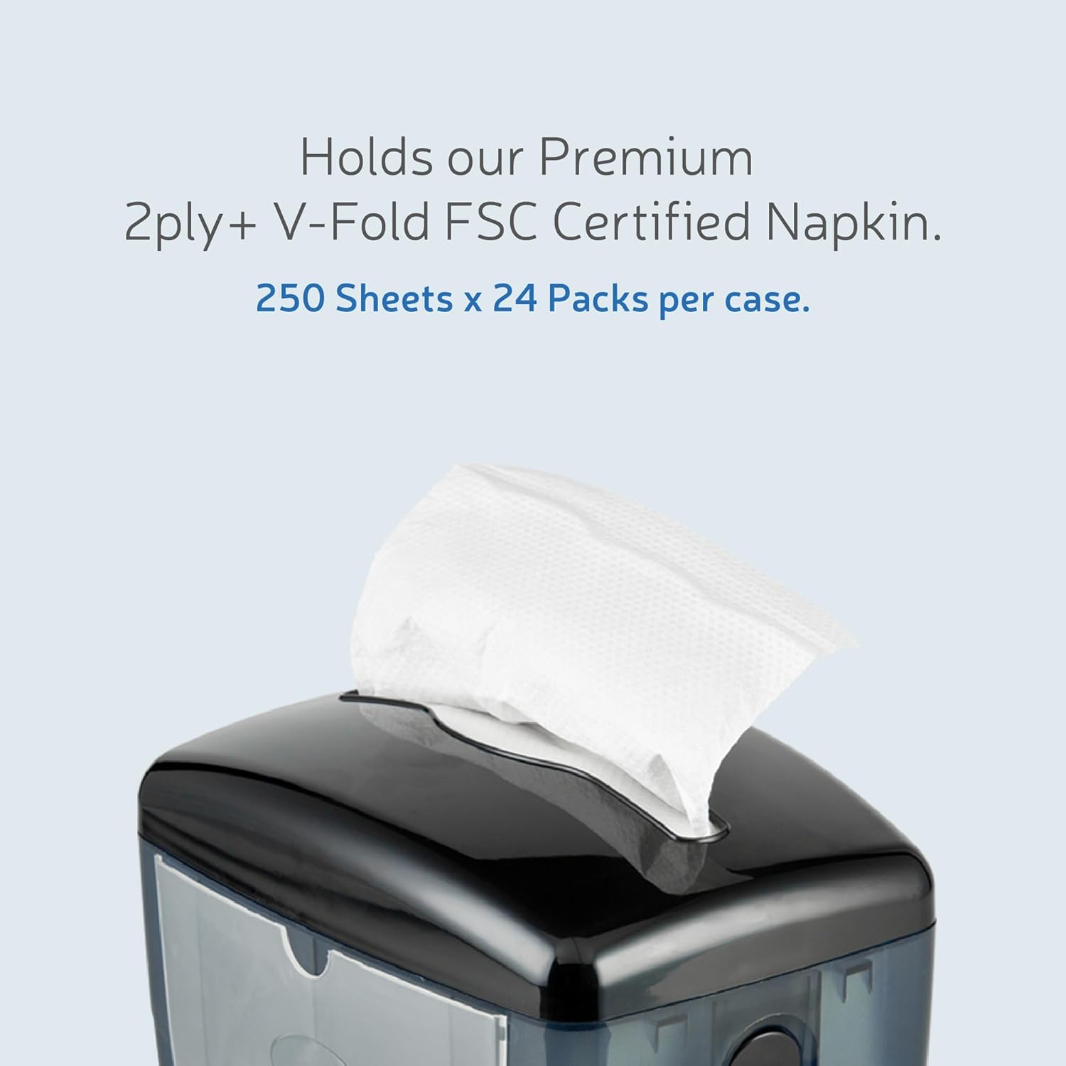 EZ-Pull Interfold Napkin Dispenser Pearl Black