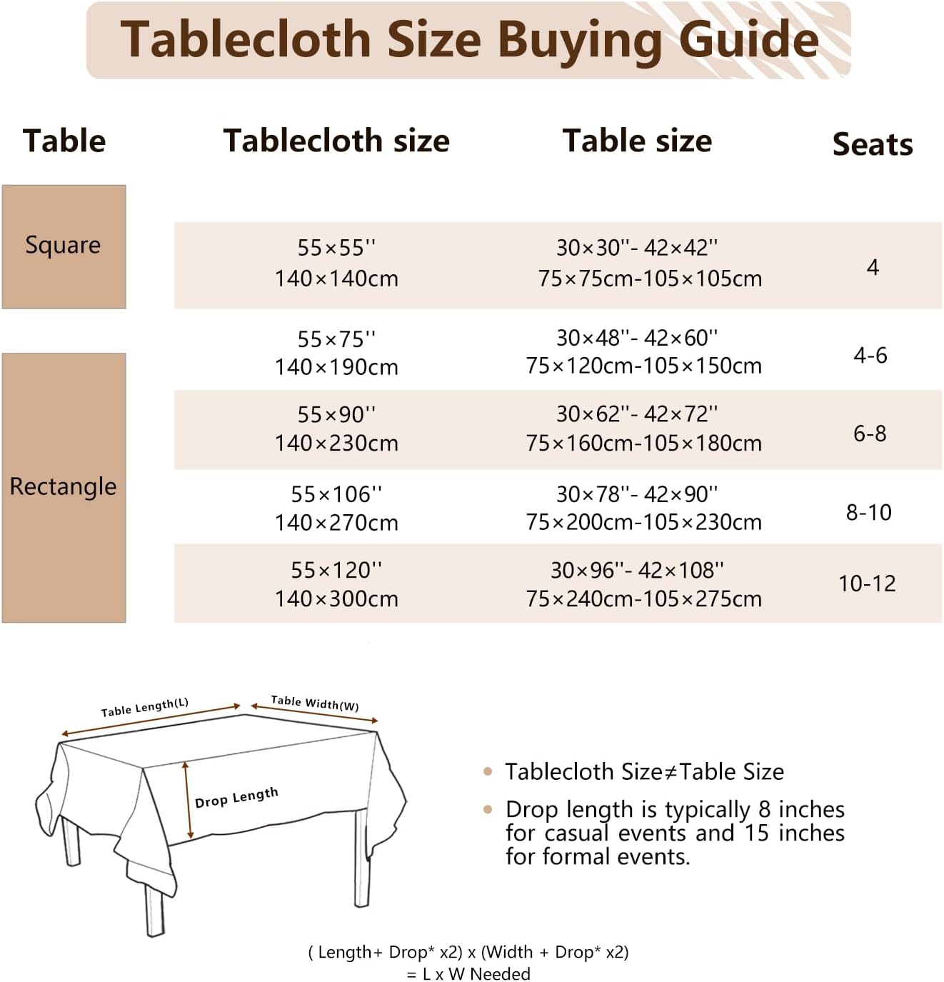 Rustic Tablecloth-BThroughout Hours waterproof elegant cotton linen tassel edge multi-use tablecloth