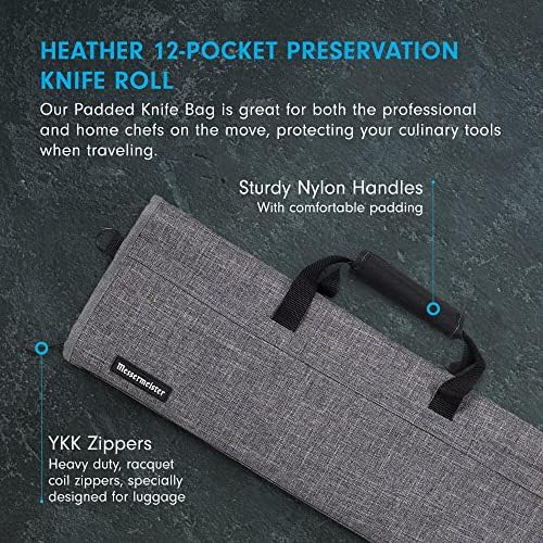 Messermeister Preservation 12-Pocket Knife Luggage