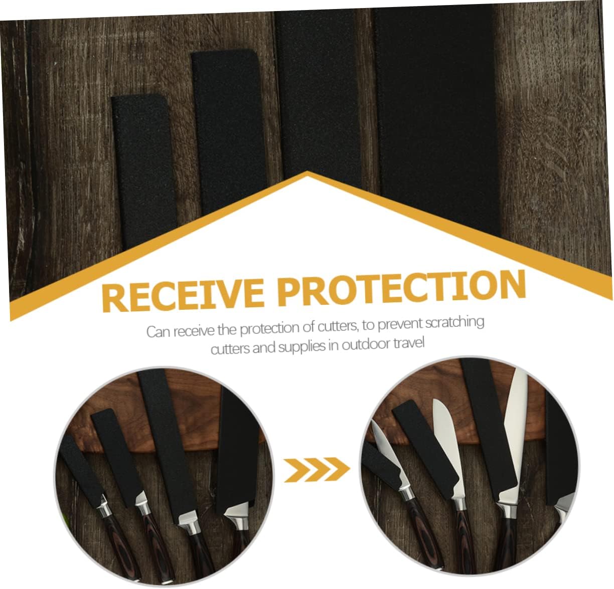 Premium Flocking Knife Sleeves Set