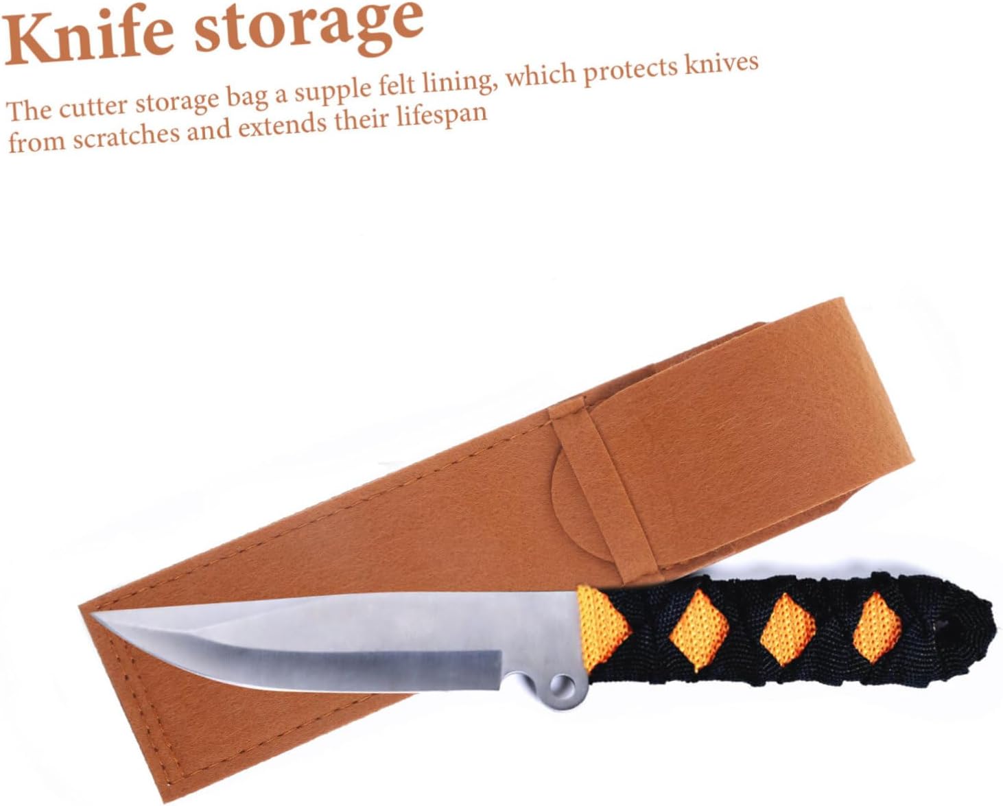 PRETTYZOOM 2pk Leather Cutlery Bag for Kitchen Storage