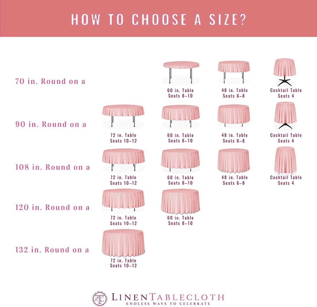 Peach Tablecloth for Large Gatherings