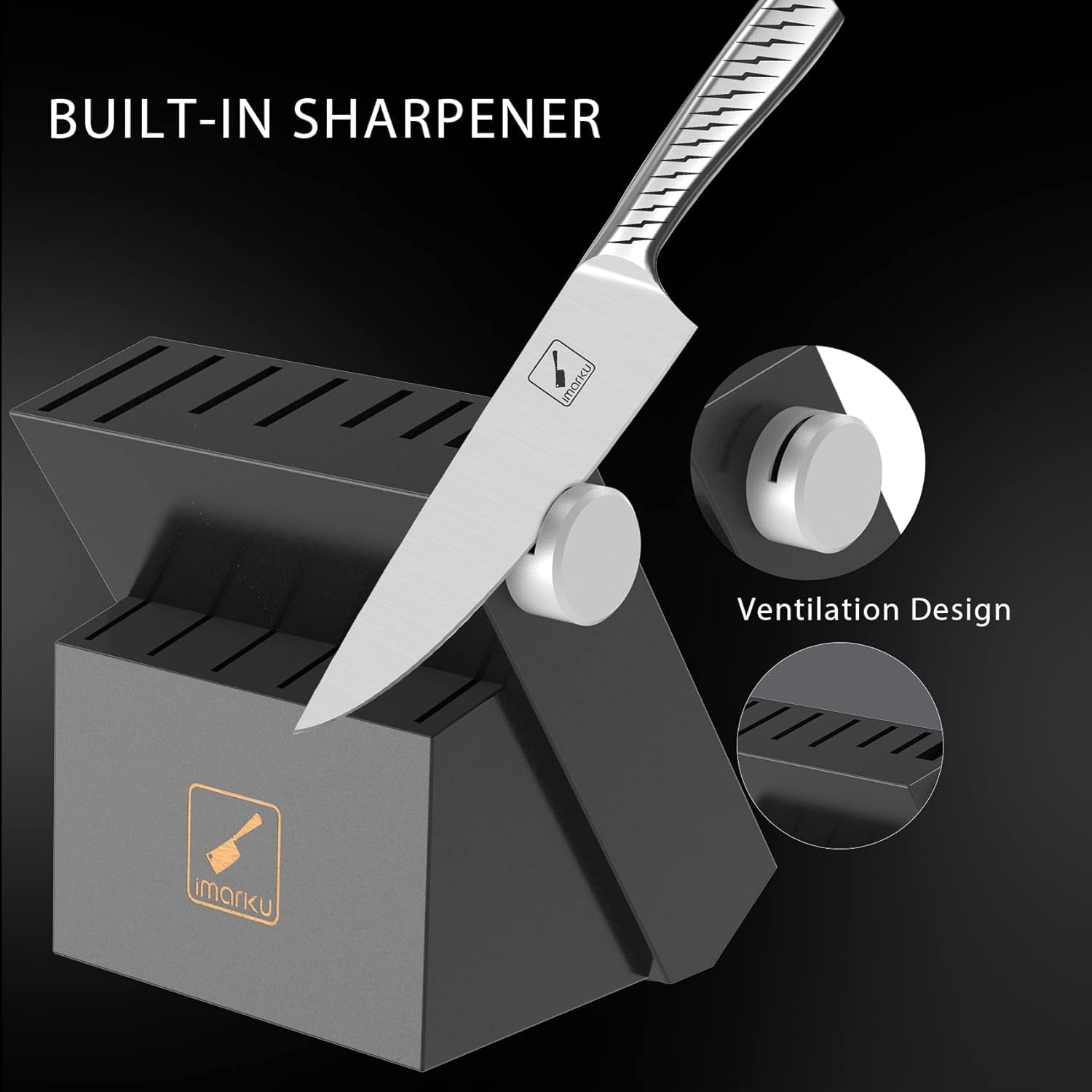 Imarku 14-Piece Kitchen Knife Set