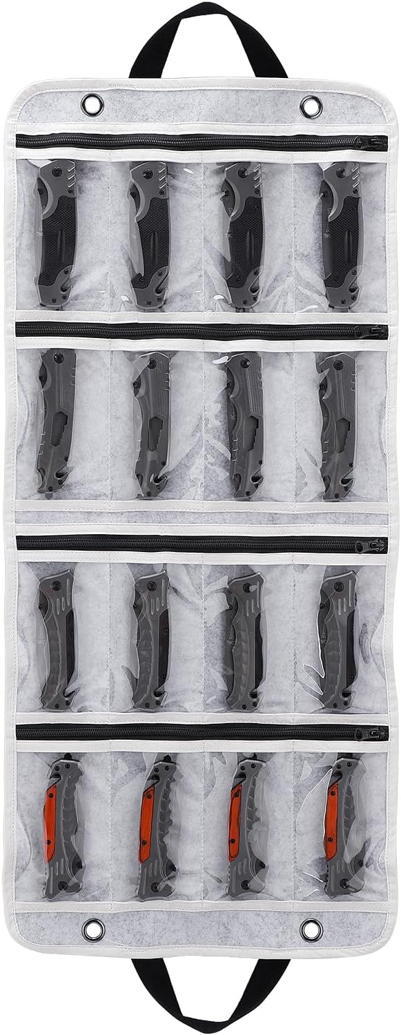 SWISSELITE 16-SLOT FOLDABLE KNIFE ORGANIZER