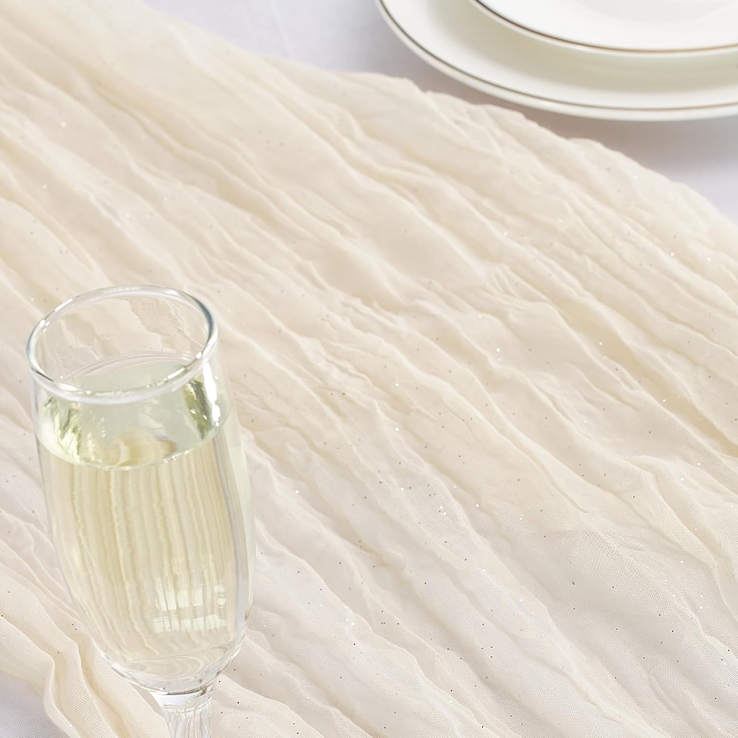 Boho Rustic Gauze Table Runner 3-Pack