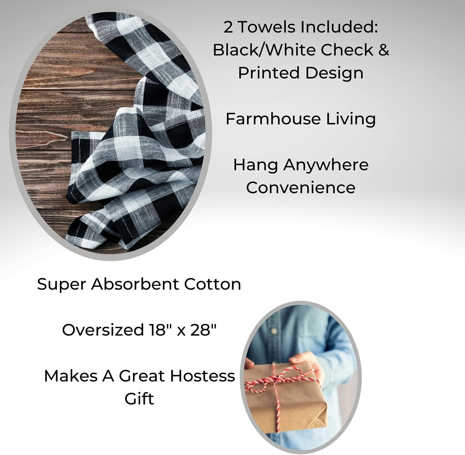 Elrene Farmhouse Kitchen Towels