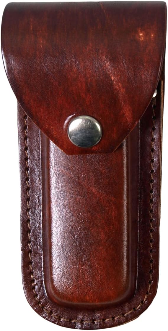 Hot Leathers CSF1003 Antique 5 Brown Leather Knife Case