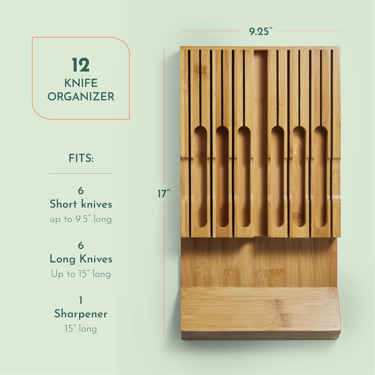 Organizer for Sharp and Sturdy Knives