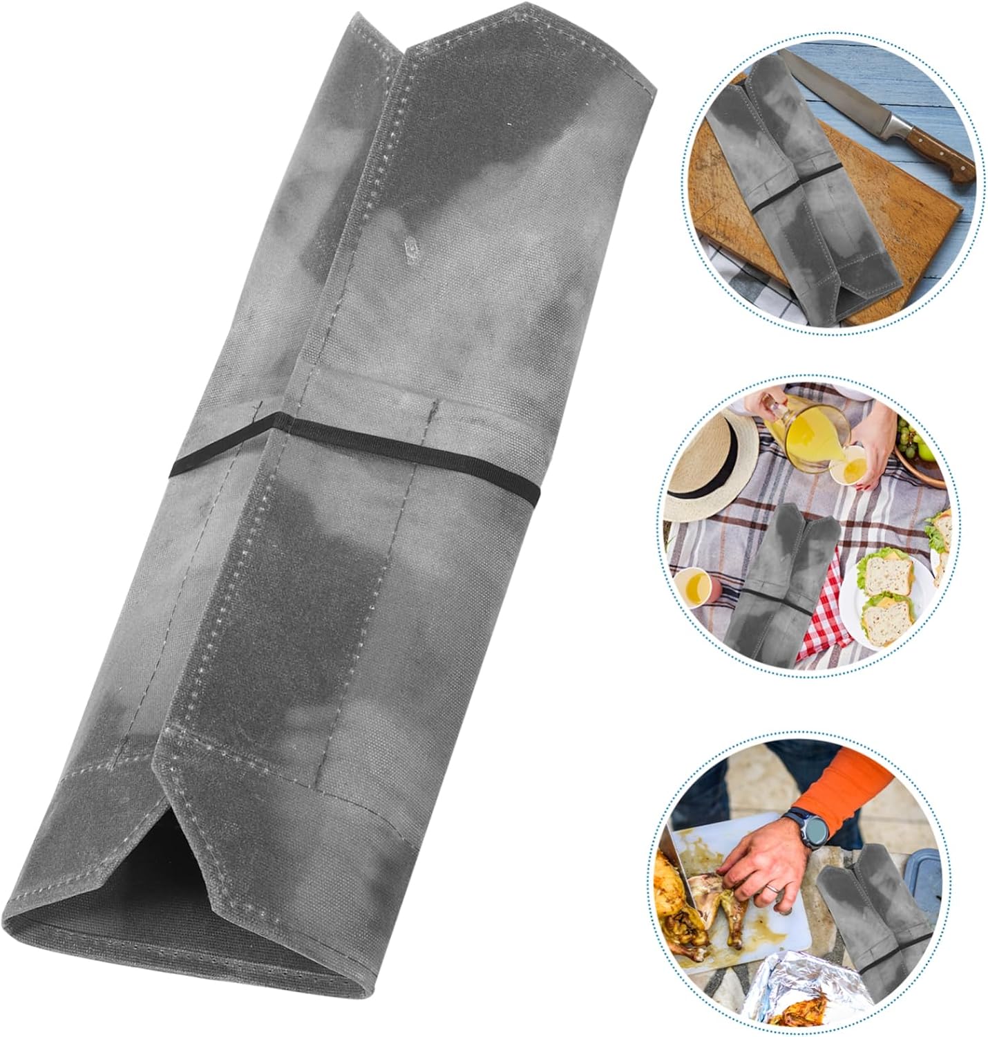 Ongoing Knives Organizer Multi-Purpose Camping Kitchen Storage Bag