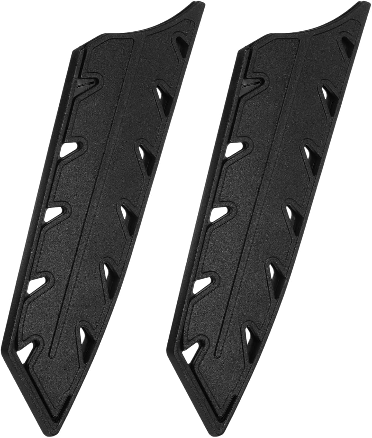 Uxcell 2Pcs Knife Edge Guards for 75 Chef Knife Black