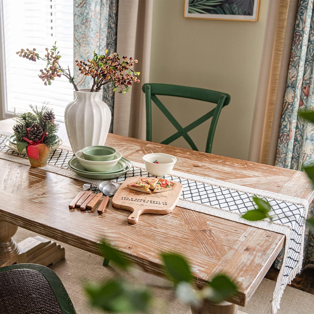 Rustic Boho Table Runner