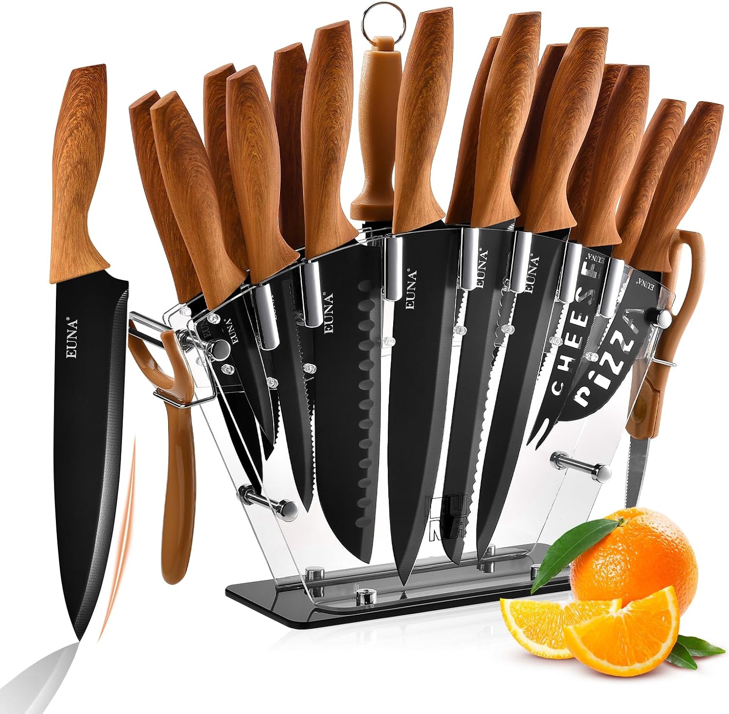 Premium 19-Piece Knife Set for Every Cook
