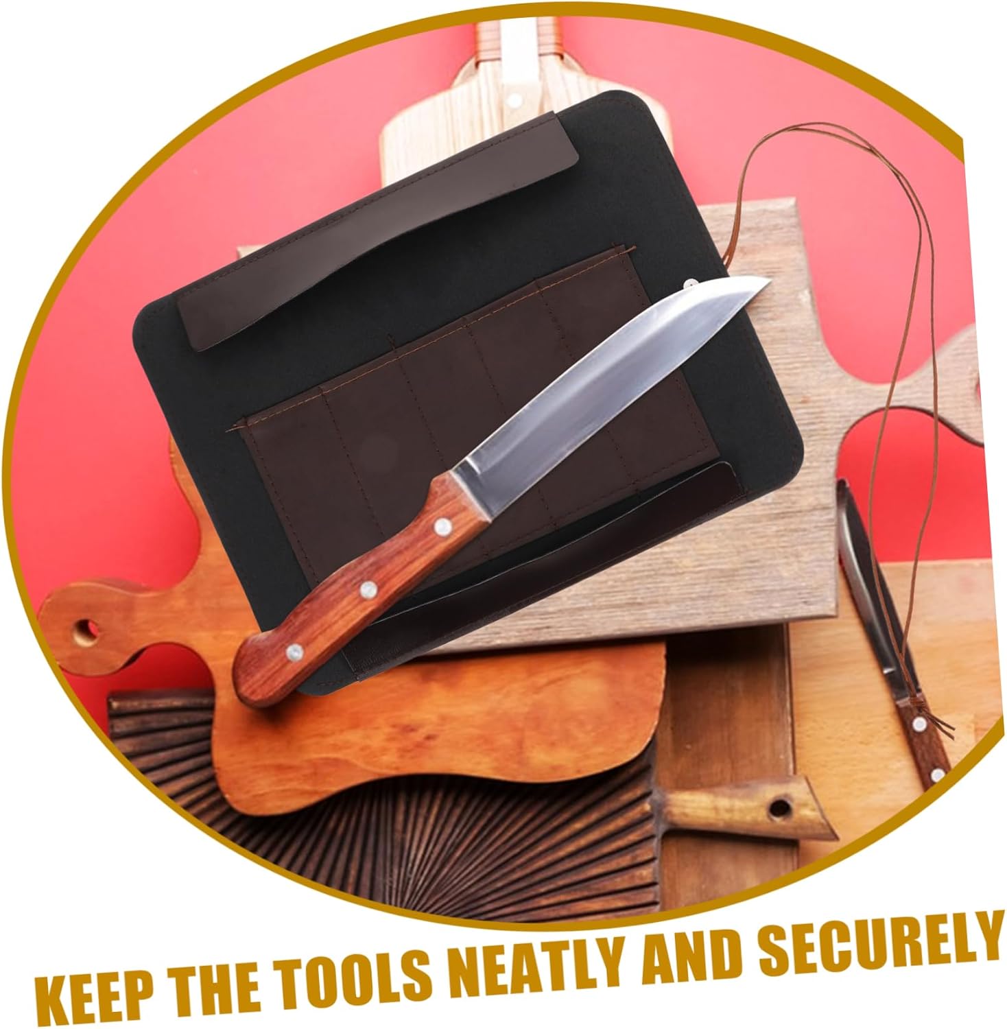 PRETYZOOM Knife Storage Bag - Portable Tool Organizer