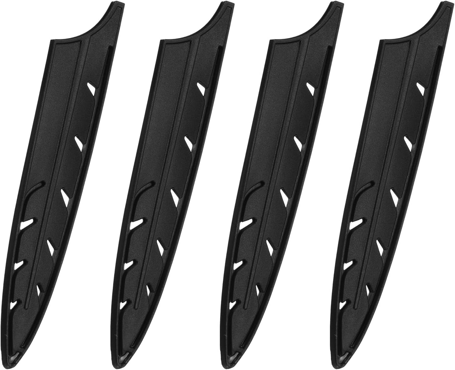 4-Piece Set Blade Edge Guards Protective Sleeves for 8 Slicing Knives