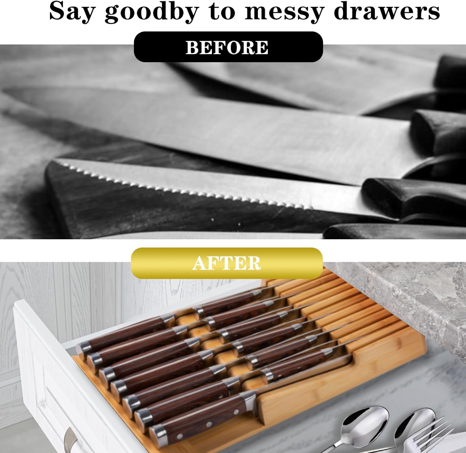 Multifunctional Kitchen Knife Block