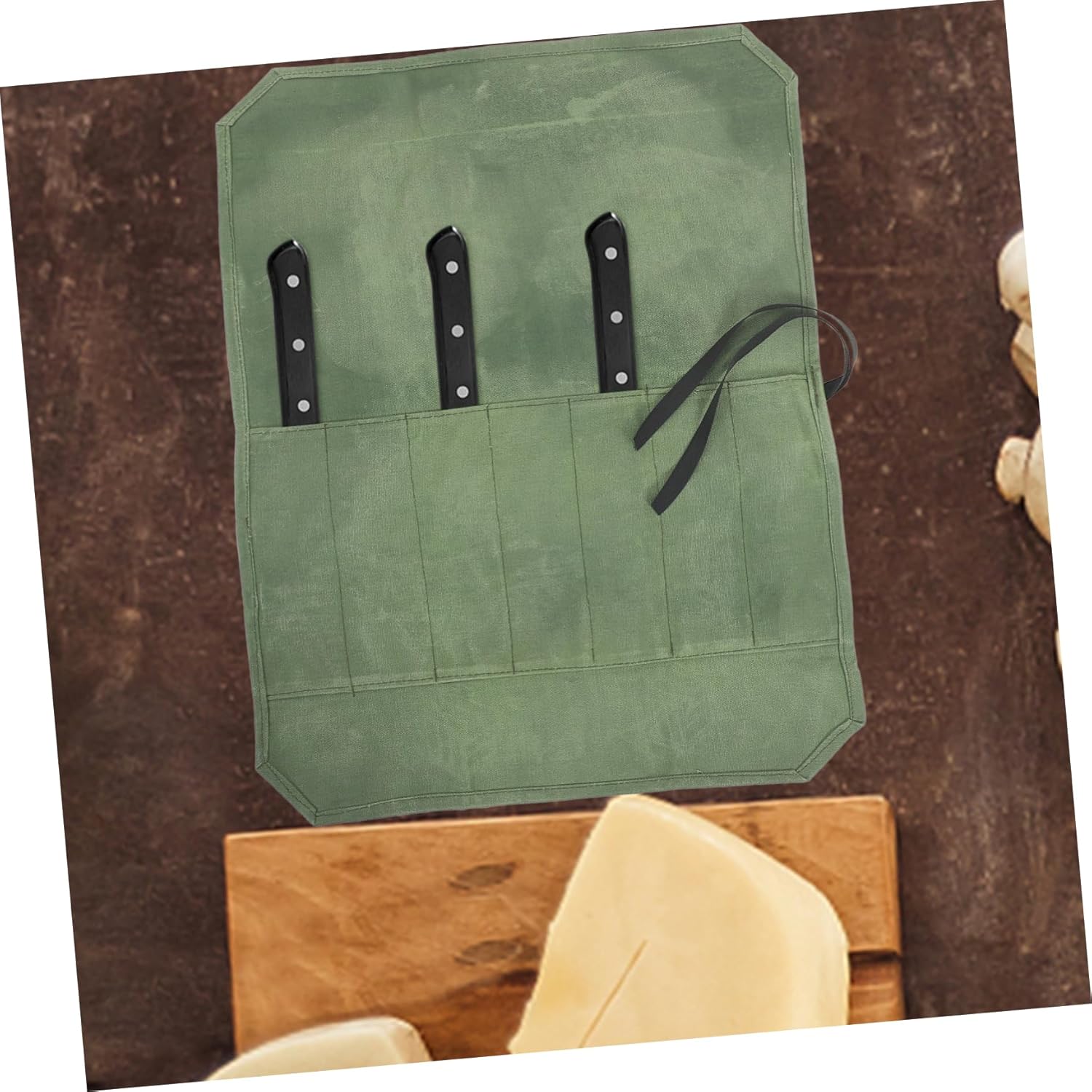 PrettyZoom Canvas Chef Knife Roll Bag