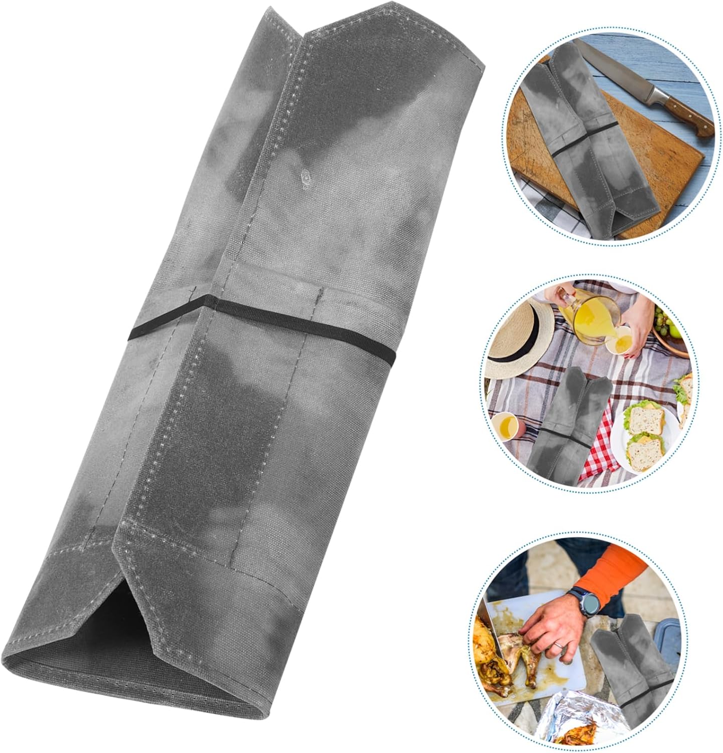 Sealed Waxed Canvas Chefs Knife Holder