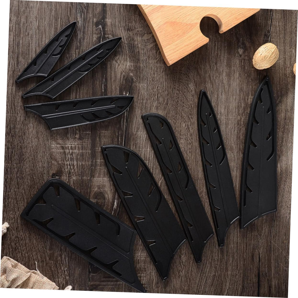 PRETYZOOM 8pcs Kitchen Knife Blade Guards Set