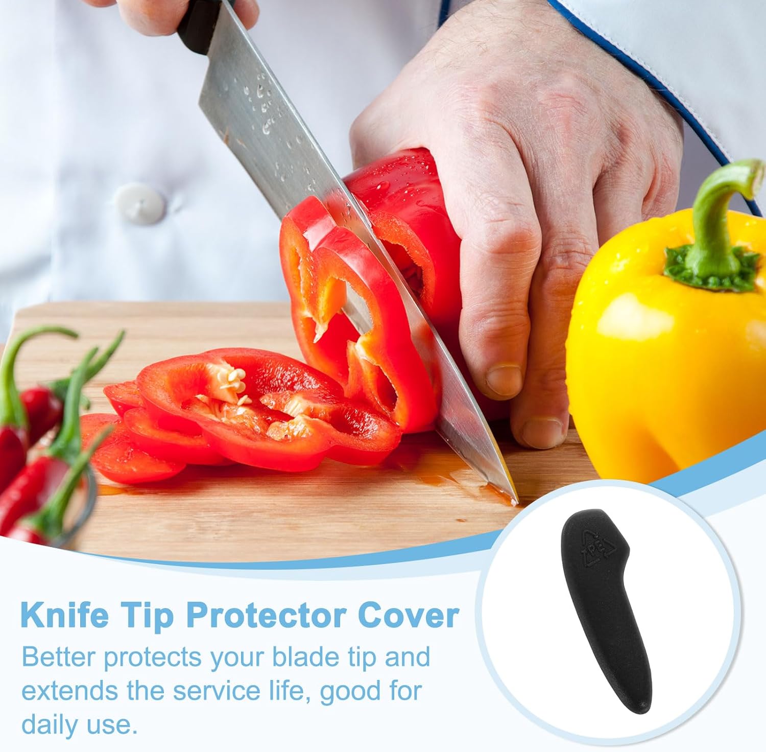 300PCS Kitchen Knife Guard Sleeves Sharp Protection for Your knives