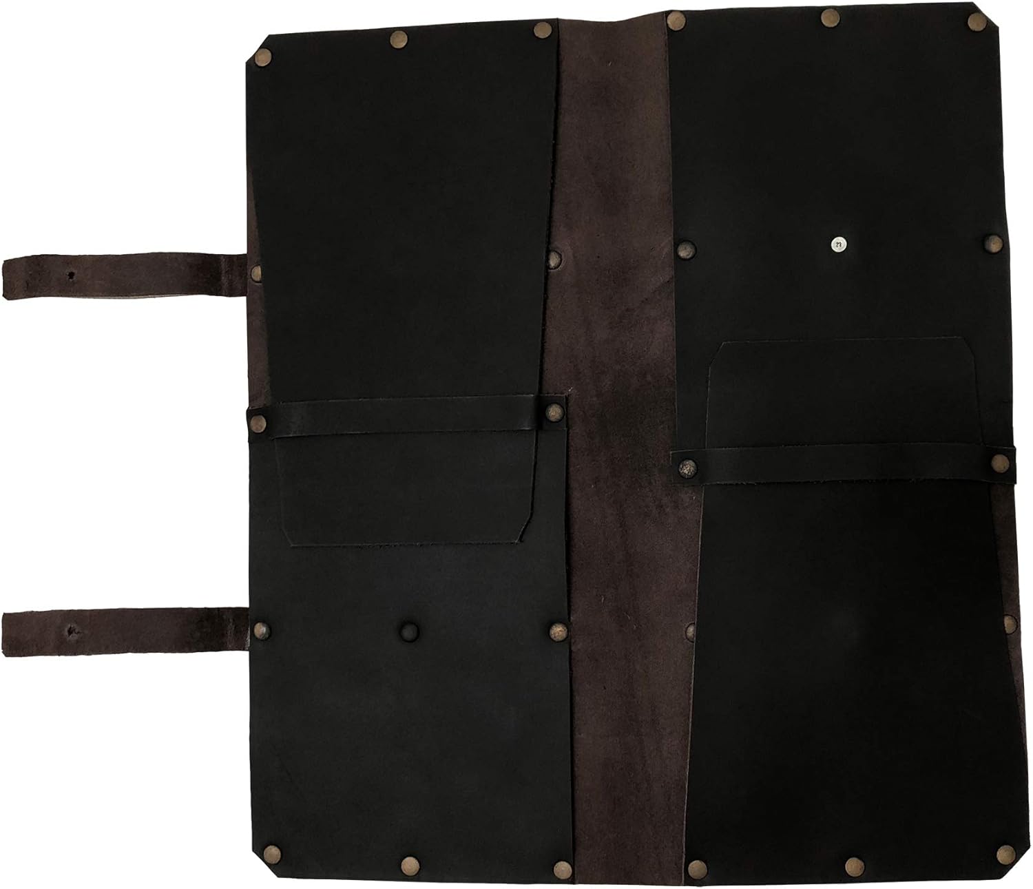 LuvSecretBr Premium Leather Chefs Knife Case Perfectly Organized Space for 4 Knives