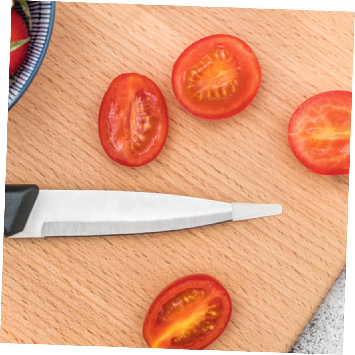 100-Piece Transparent Plastic Knife Blade Tip Protectors