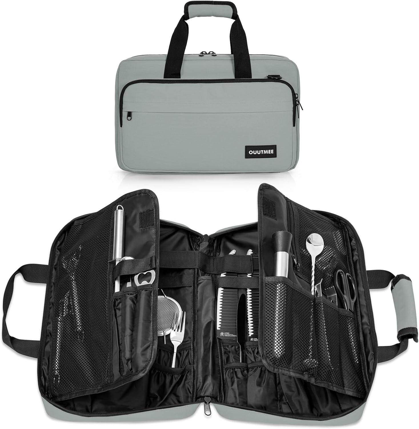 Professional Chef Knives Organizer with 25 Pockets