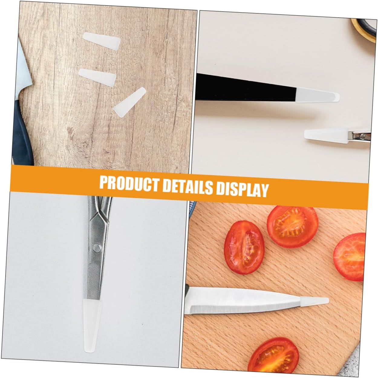 BESTOYARD 100pcs Transparent Knife Tip Protector Cover
