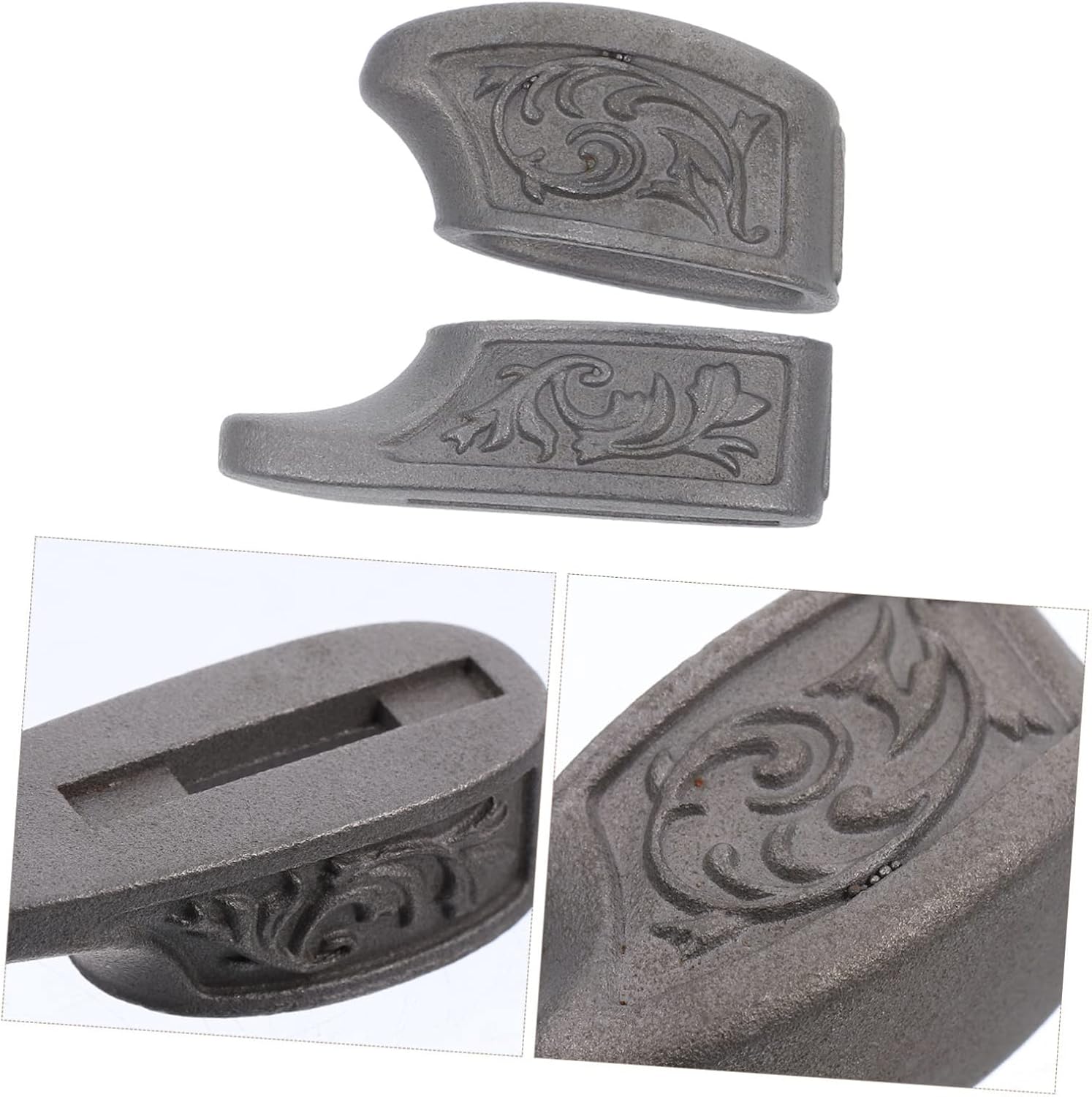 ORFOFE 2Pcs Stainless Steel Finger Guard for Knife Handle