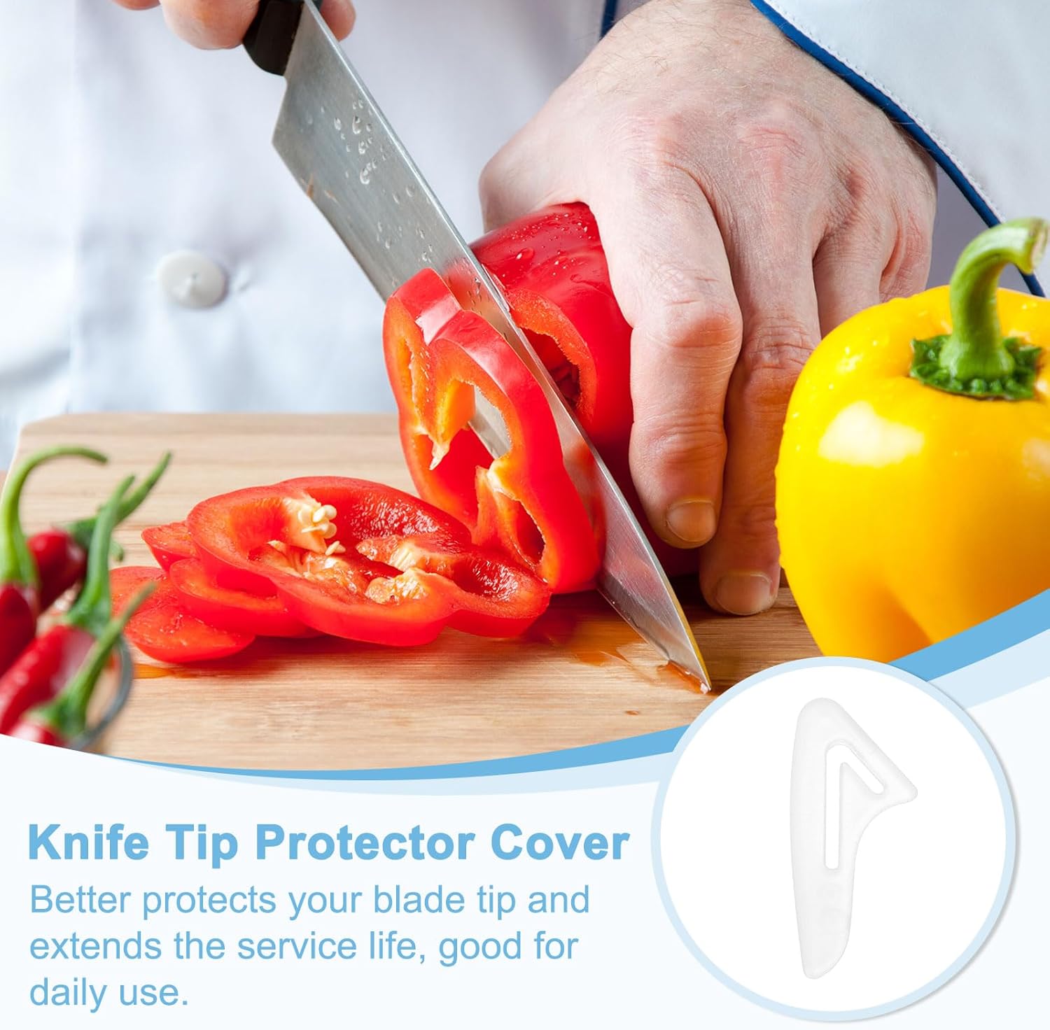 Protect Your Knife Tips Safely