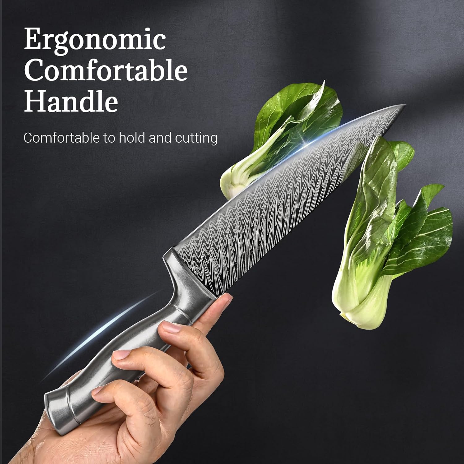 Perfect 15-Piece Knife Set with Block for Home Kitchen