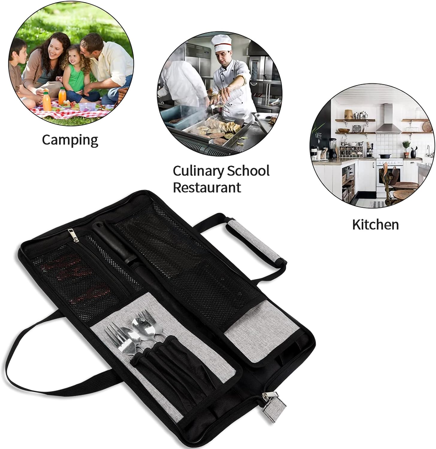 Premium Heavy Duty Knife Roll Bag