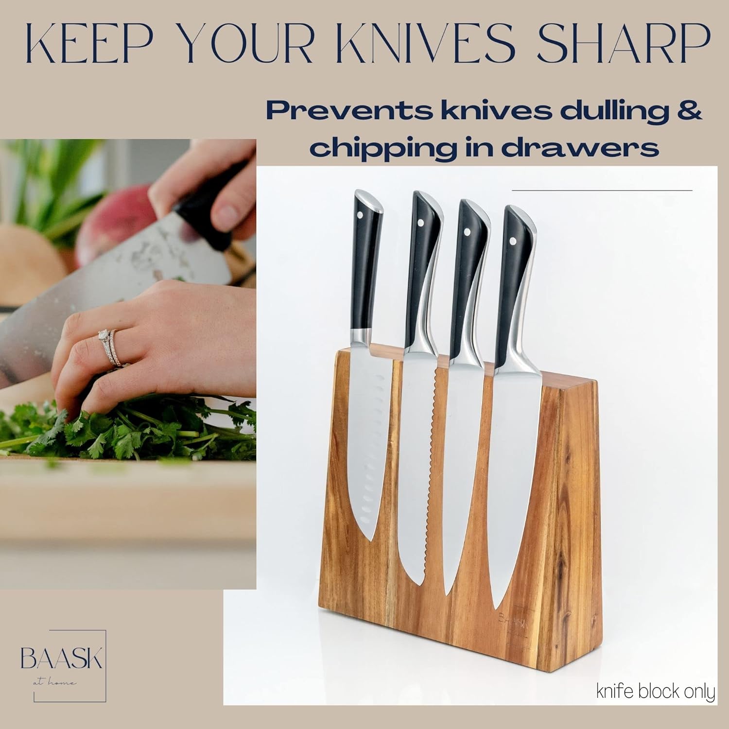 Baask Magnetic Knife Block