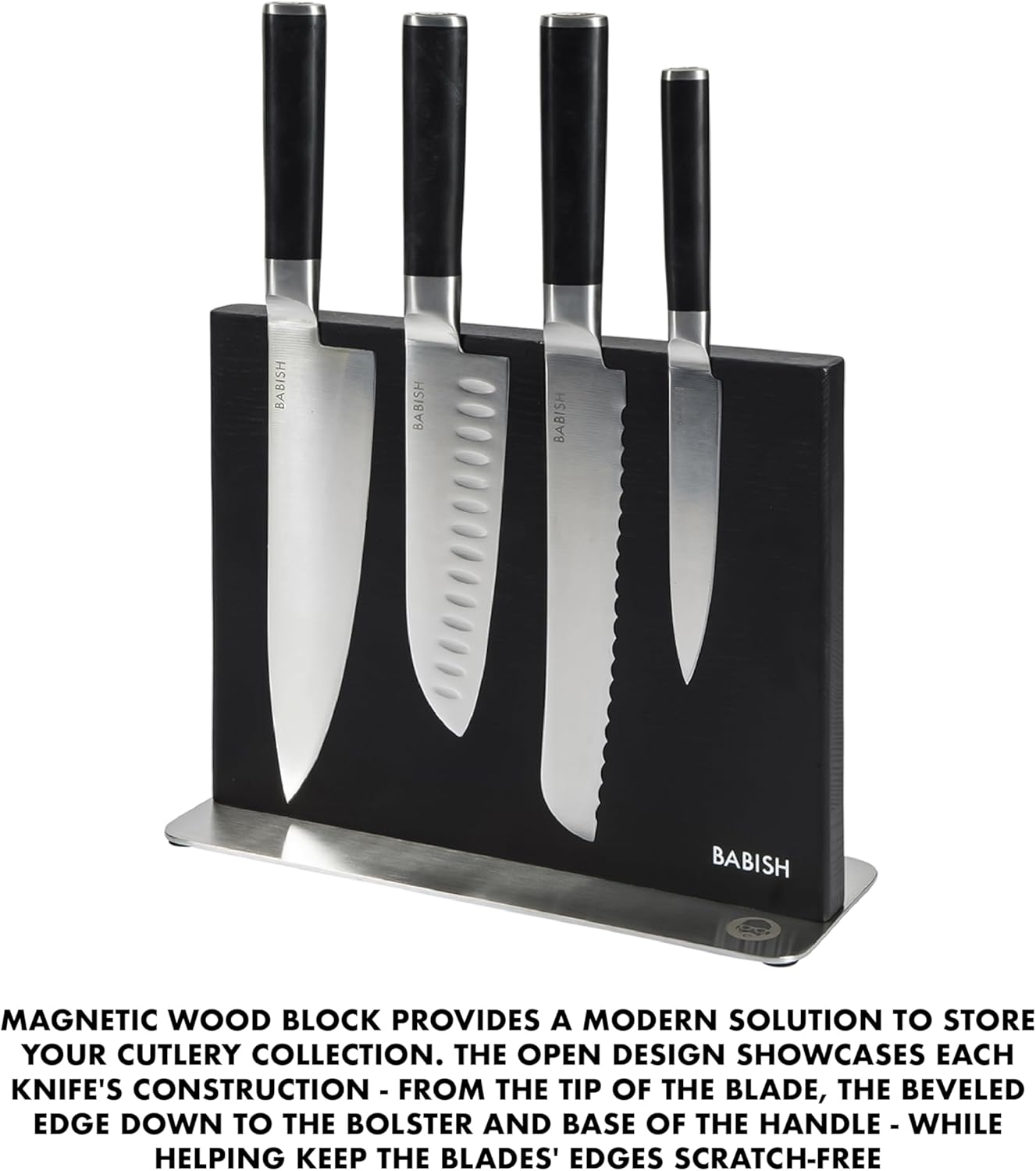 Babish German Steel Kitchen Knife Block Set