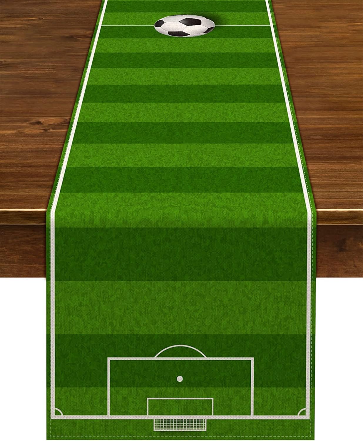Nepnuser Linen Soccer Table Runner
