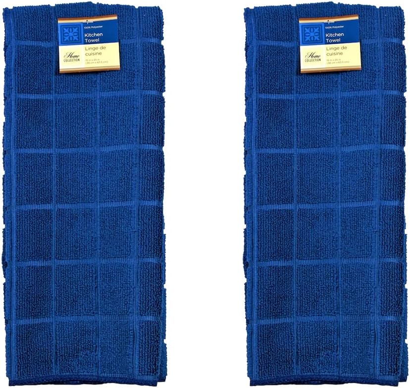 Blue Decorative Hand Towel Set 2-Piece