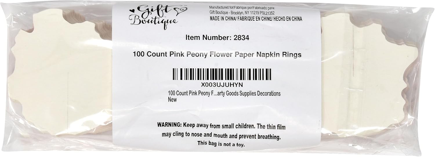 Perfect Floral Napkins 100-Count Set