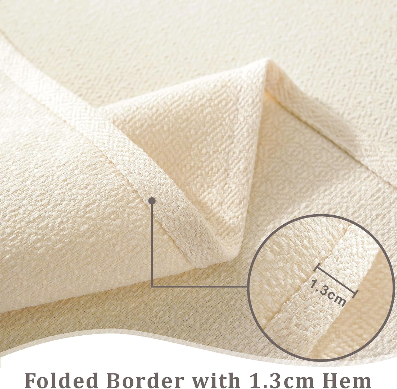 55x87 inch waterproof tableclothSolaverano cotton linenextra softDurable for diningkitchenhome