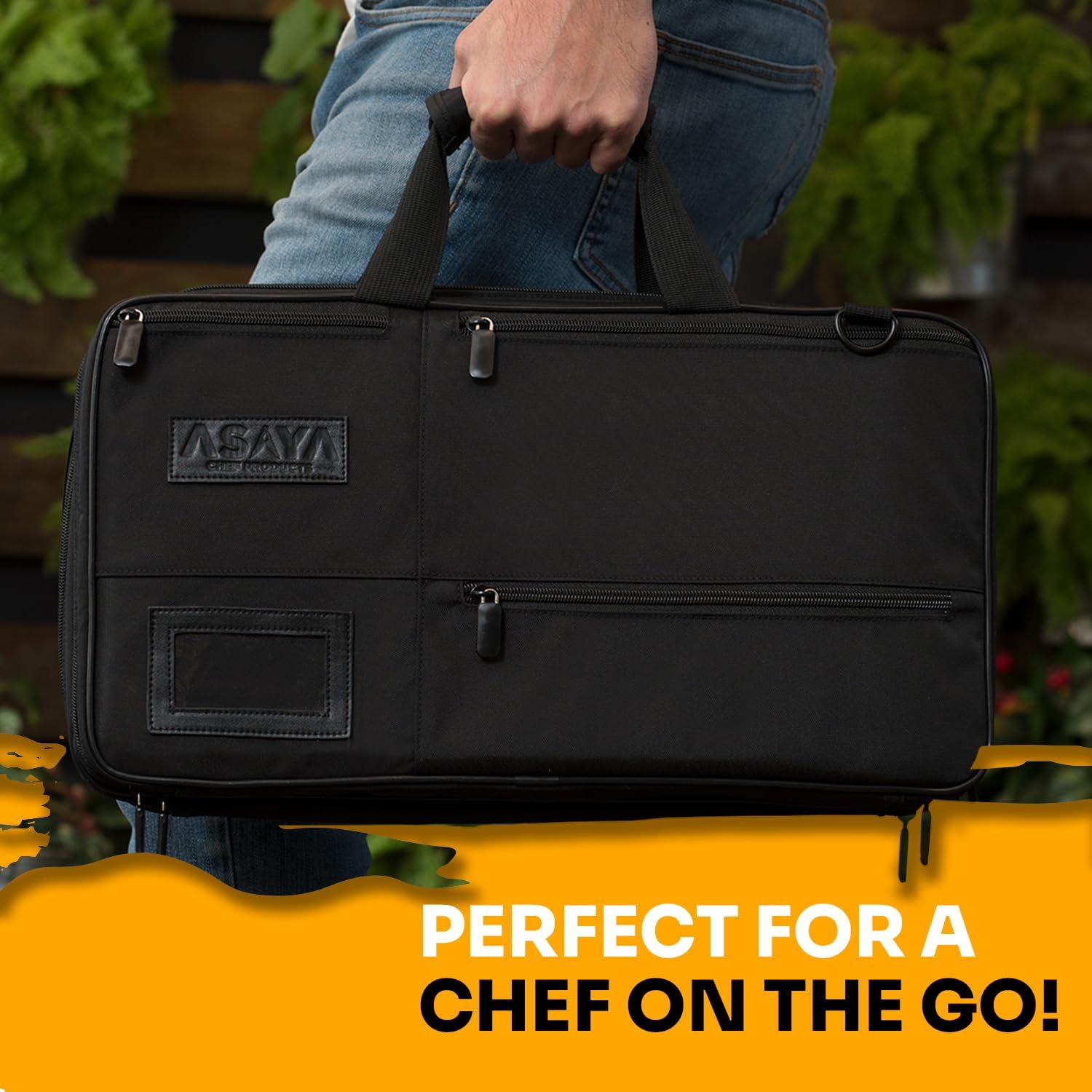 Asaya Chef Knife Bag 28 Pockets for Organization and Durability