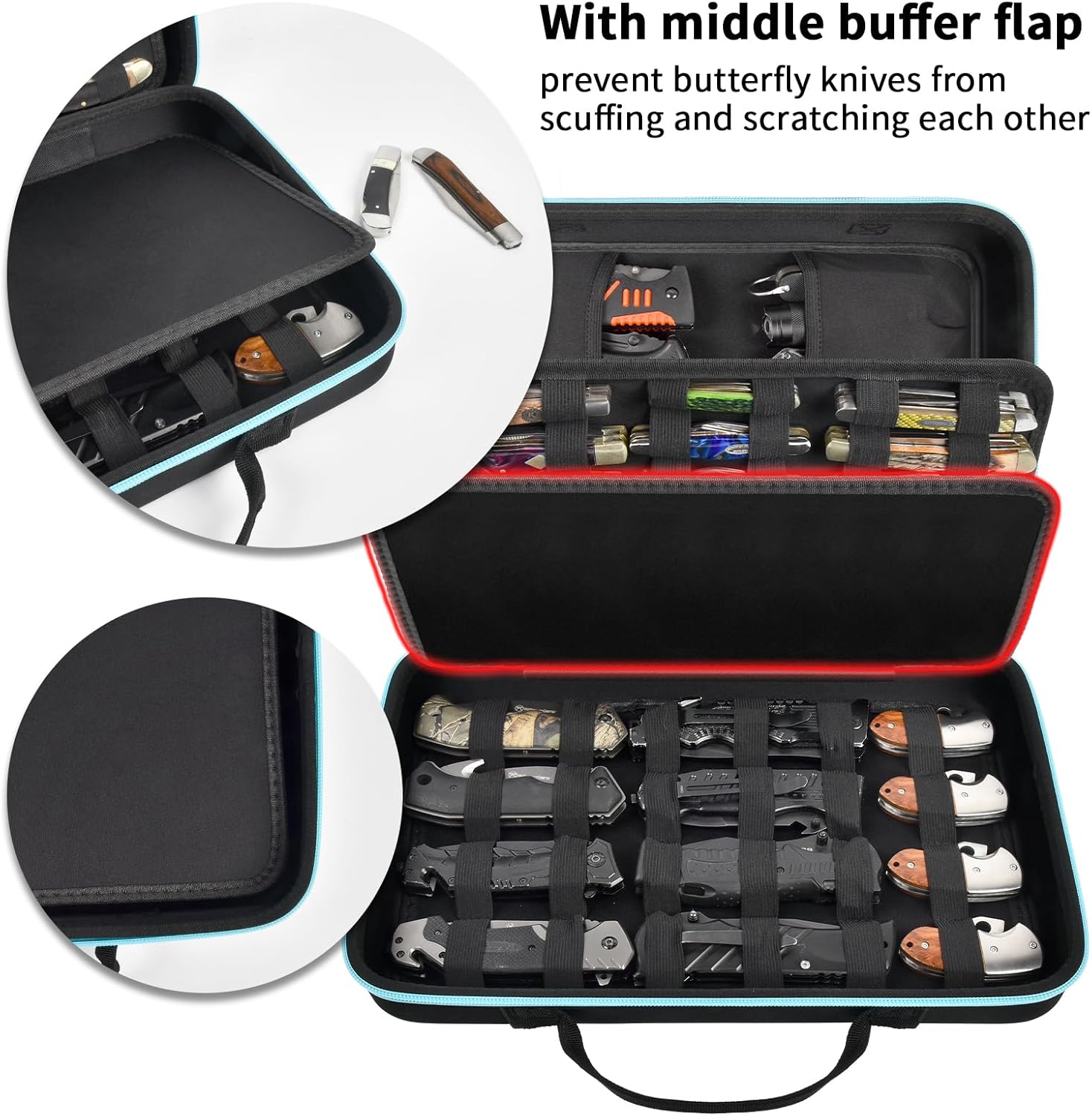 Set of 45 Pocket Knife Storage Box