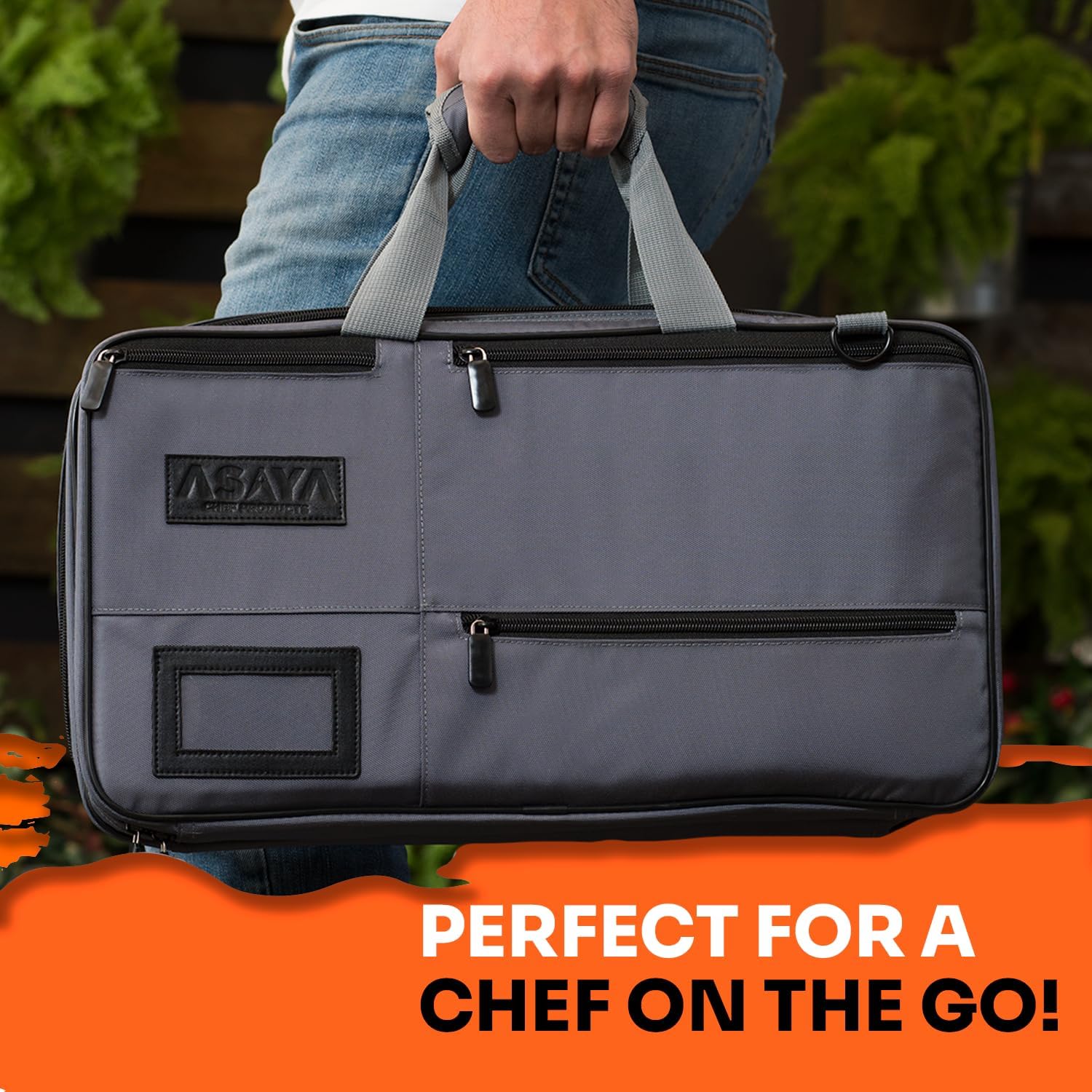 Asaya Chef Knife Bag - 28 Pockets - Durable - Ballistic Nylon