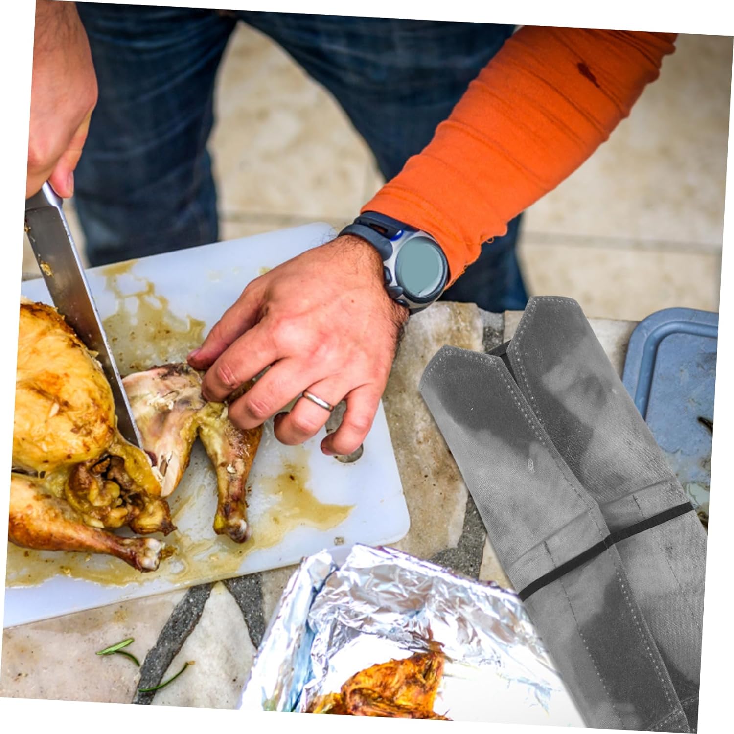 Toddmomy Portable Chef Cutter Storage Bag Durable Outdoor Use