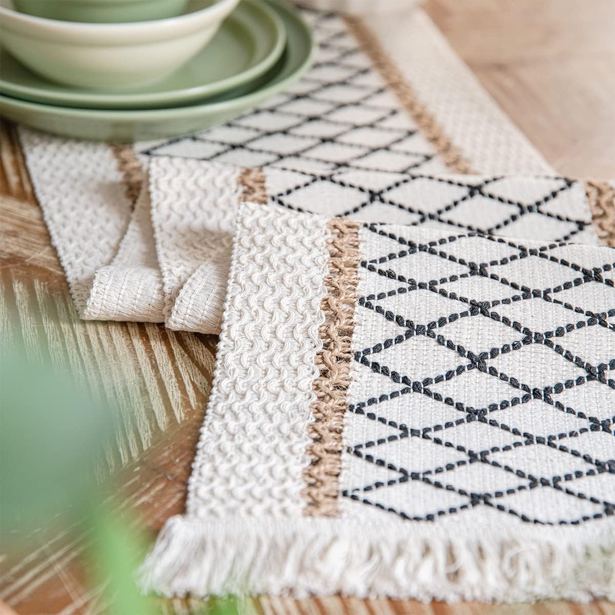 Rustic Boho Table Runner