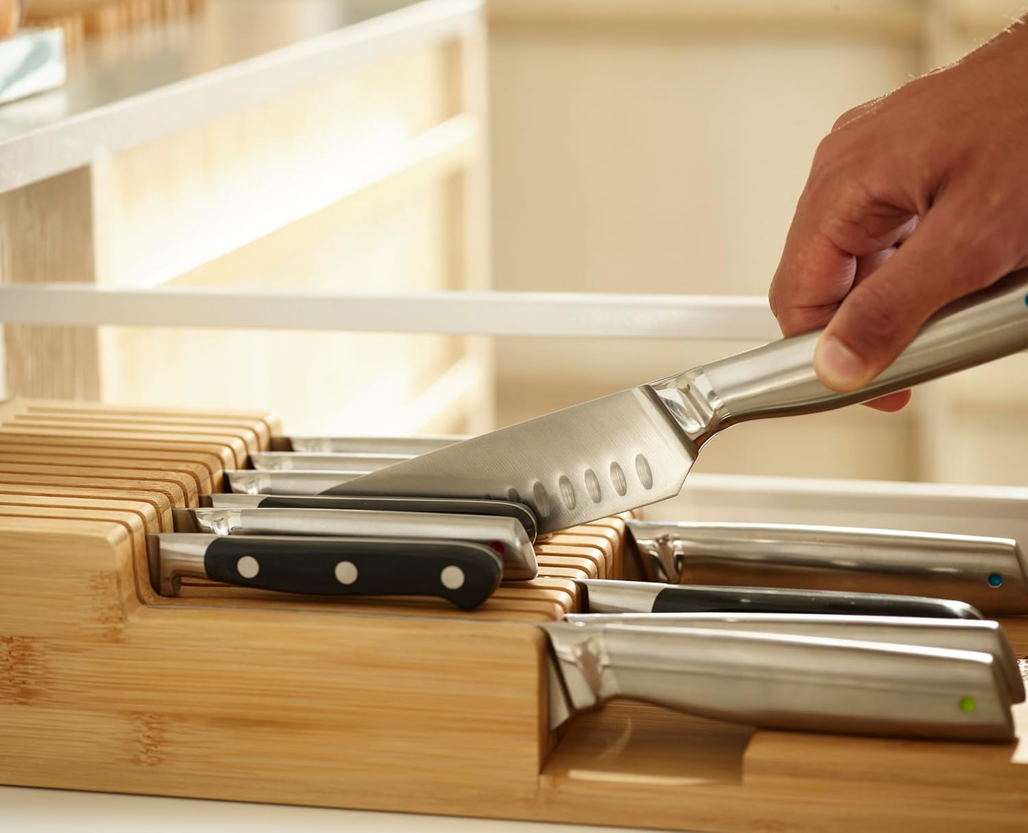 Joseph Joseph Knife Organizer Space-Efficient 12 Knife Storage System