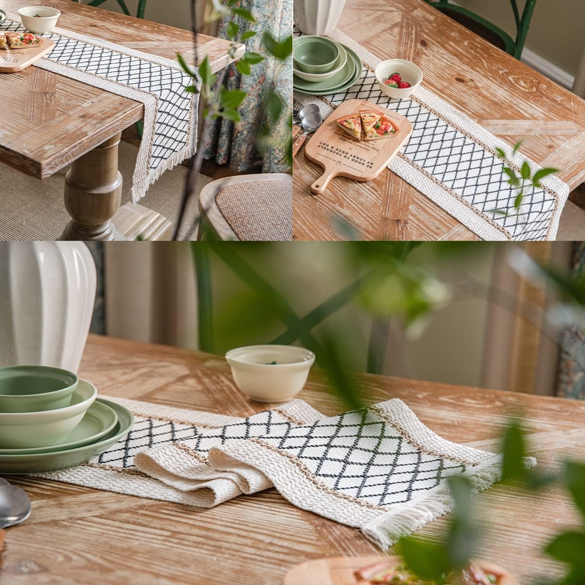 Rustic Boho Table Runner