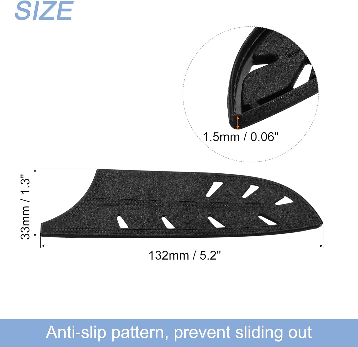 4Pcs 5 Santoku Knife Edge Guards